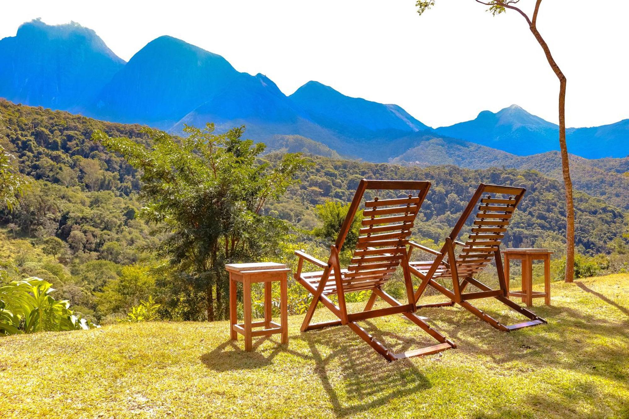 A Cabana Mais Bucolica De Araras Petrópolis Exteriör bild